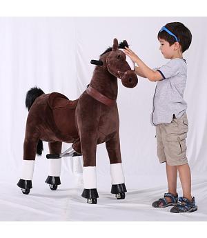 Caballo Infantil KID-HORSE "CASPAR" MARRÓN OSCURO, niños 4-9 años. INDA198-TB-2009M